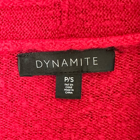 Dynamite Red Midi Length Cardigan - Size Small - Picture 2 of 5